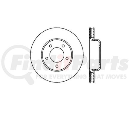 E12568064 by BENDIX - Disc Brake Rotor