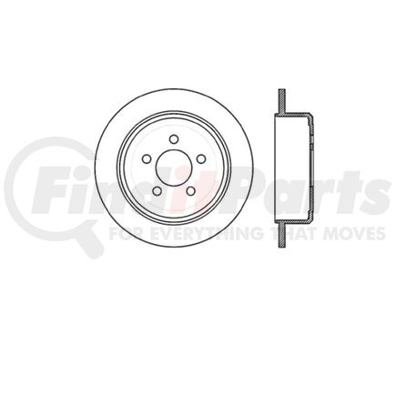 E12568075 by BENDIX - Disc Brake Rotor
