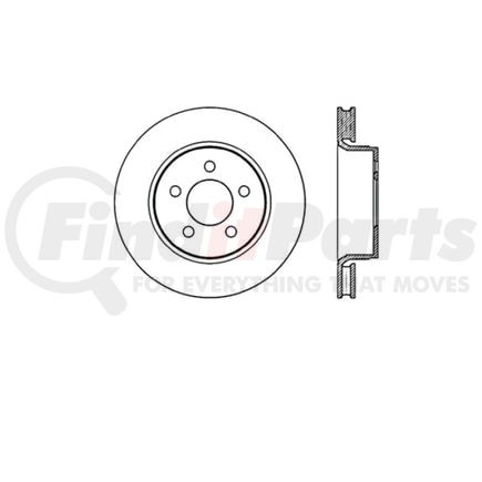 Bendix E12568076 Disc Brake Rotor Rotor