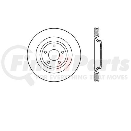 E12568077 by BENDIX - Disc Brake Rotor