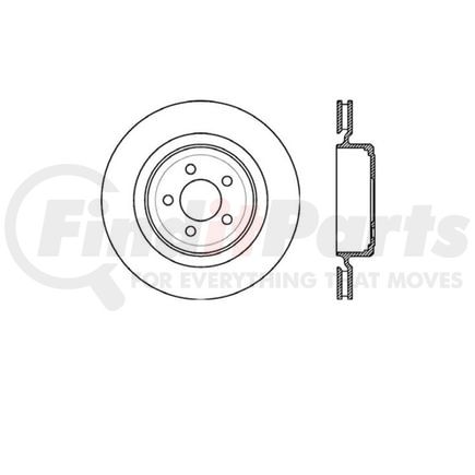 E12568070 by BENDIX - Disc Brake Rotor