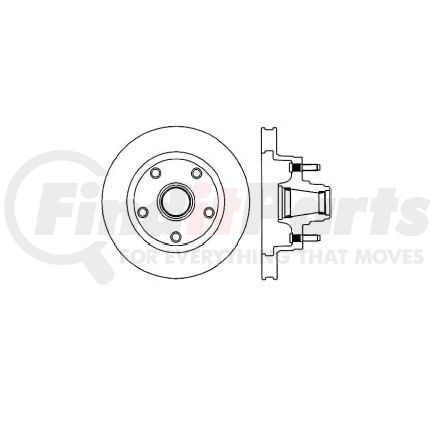 E12570006 by BENDIX - Disc Brake Rotor