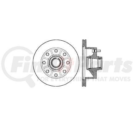 E12570008 by BENDIX - Disc Brake Rotor