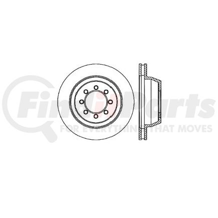 E12570011 by BENDIX - Disc Brake Rotor