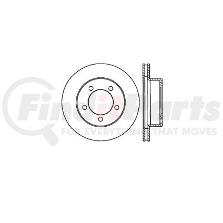 Bendix E12570018 Disc Brake Rotor Rotor