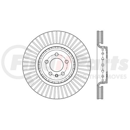 E12568091 by BENDIX - Disc Brake Rotor