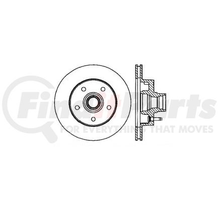 E12570041 by BENDIX - Disc Brake Rotor