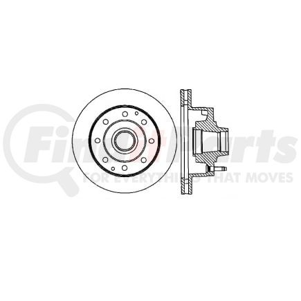 Bendix E12570042 Disc Brake Rotor Rotor