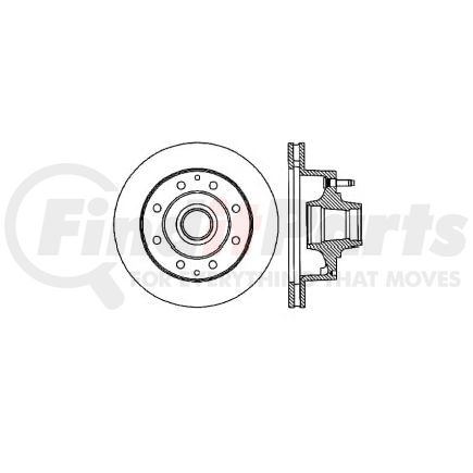 E12570031 by BENDIX - Rotor