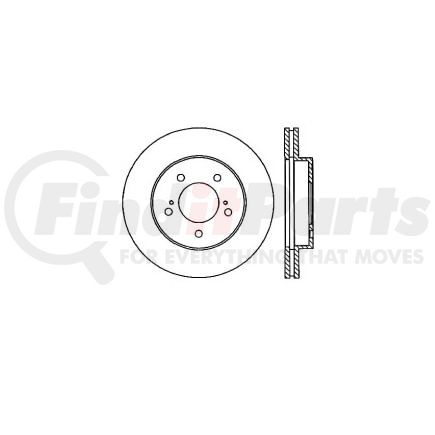Bendix E12570037 Disc Brake Rotor Rotor