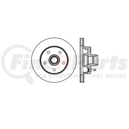 E12570038 by BENDIX - Disc Brake Rotor