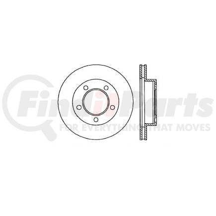 Bendix E12570046 Disc Brake Rotor Rotor
