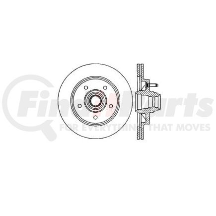 Bendix E12570060 Disc Brake Rotor Rotor