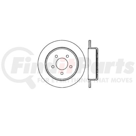 Bendix E12570057 Disc Brake Rotor Rotor