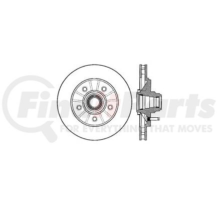 Bendix E12570068 Disc Brake Rotor Rotor