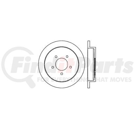 Bendix E12570064 Disc Brake Rotor Rotor