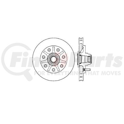 Bendix E12570065 Disc Brake Rotor Rotor