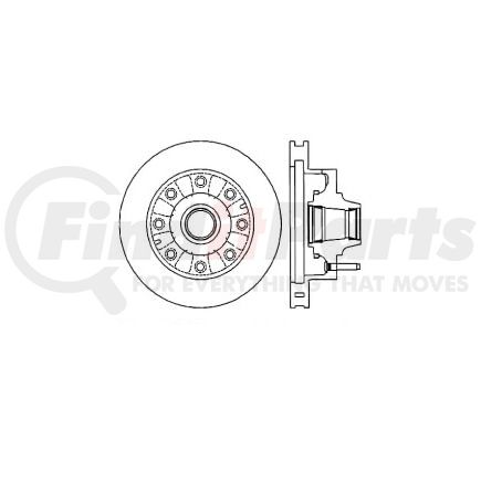 Bendix E12570078 Disc Brake Rotor Rotor