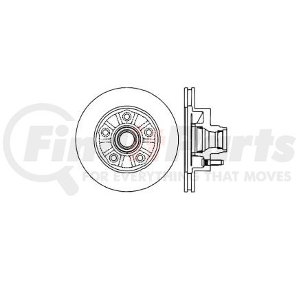 E12570082 by BENDIX - Disc Brake Rotor