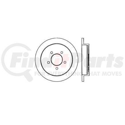 E12570090 by BENDIX - Disc Brake Rotor