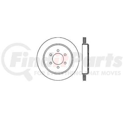 E12570100 by BENDIX - Disc Brake Rotor