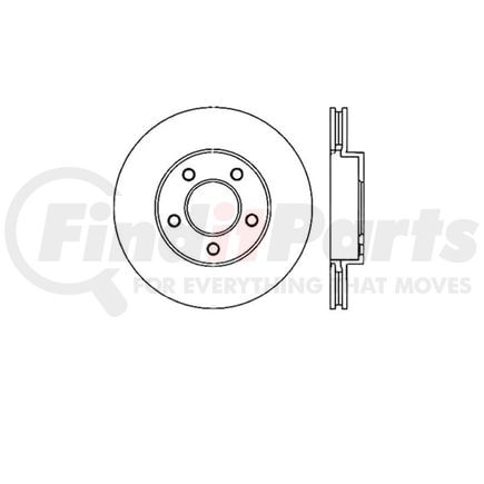 E12570094 by BENDIX - Disc Brake Rotor