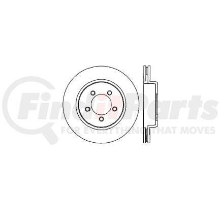 E12570096 by BENDIX - Disc Brake Rotor