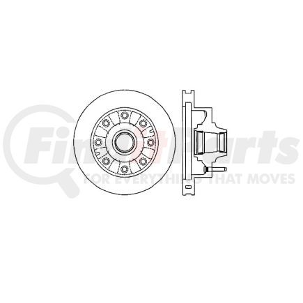 E12570109 by BENDIX - Disc Brake Rotor