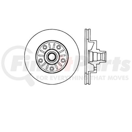 Bendix E12570110 Disc Brake Rotor Rotor