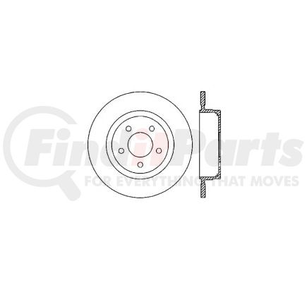 Bendix E12570101 Disc Brake Rotor Rotor