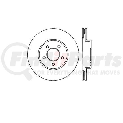 Bendix E12570112 Disc Brake Rotor Rotor