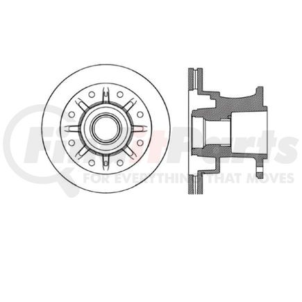 Bendix E12570127 Disc Brake Rotor Rotor