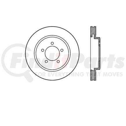E12570123 by BENDIX - Disc Brake Rotor