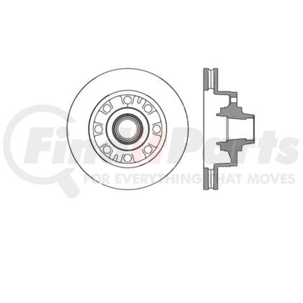 E12570129 by BENDIX - Disc Brake Rotor