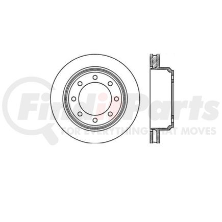 E12570128 by BENDIX - Disc Brake Rotor