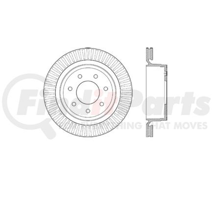 Bendix E12570138 Disc Brake Rotor Rotor