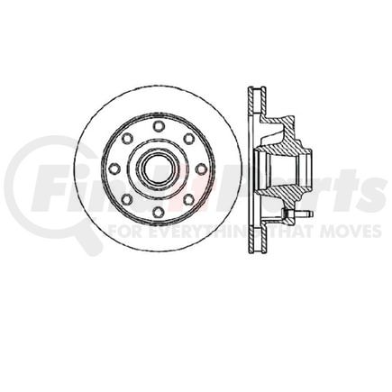 E12571010 by BENDIX - Rotor