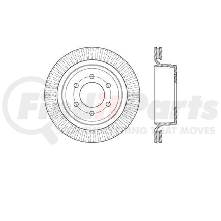 E12570140 by BENDIX - Disc Brake Rotor
