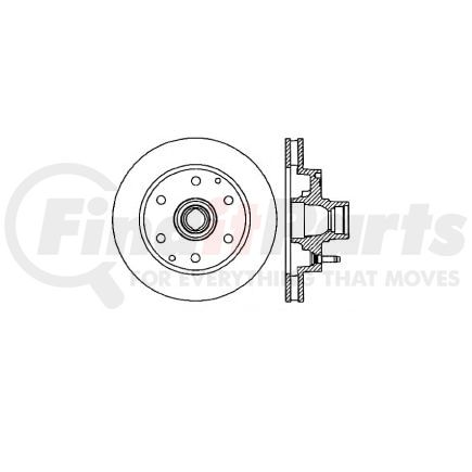E12571017 by BENDIX - Rotor