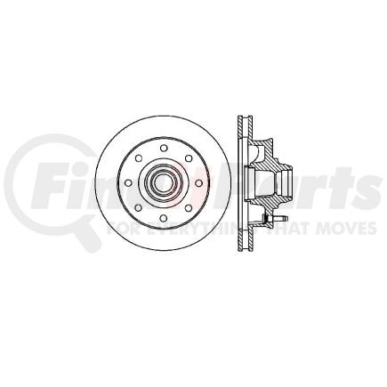 E12571019 by BENDIX - Disc Brake Rotor