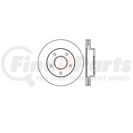 Bendix E12571011 Disc Brake Rotor Rotor