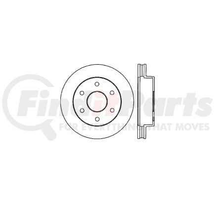 E12571014 by BENDIX - Disc Brake Rotor