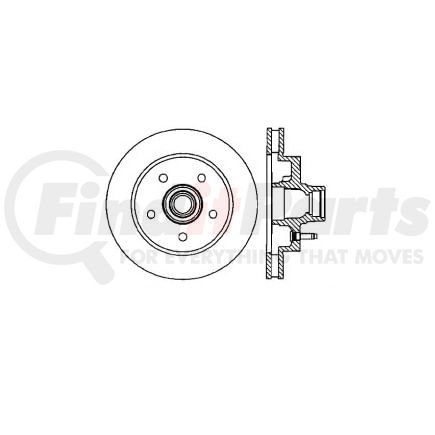 E12571016 by BENDIX - Disc Brake Rotor