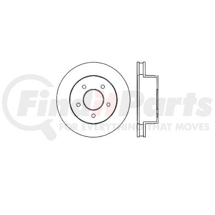 Bendix E12571027 Disc Brake Rotor Rotor
