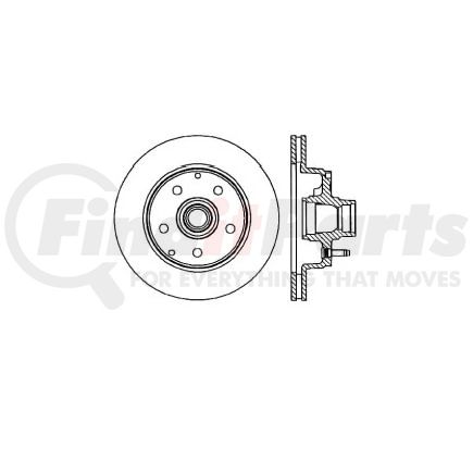 Bendix E12571021 Disc Brake Rotor Rotor