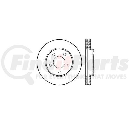 E12571051 by BENDIX - Rotor