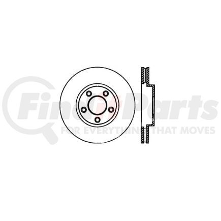 E12571052 by BENDIX - Disc Brake Rotor