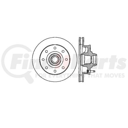 E12571032 by BENDIX - Disc Brake Rotor