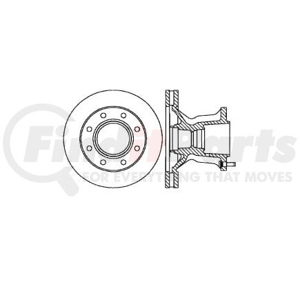 E12571039 by BENDIX - Disc Brake Rotor
