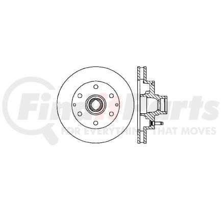 Bendix E12571040 Disc Brake Rotor Rotor